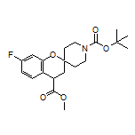 Methyl 1’-Boc-7-fluorospiro[chroman-2,4’-piperidine]-4-carboxylate