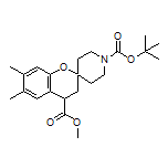 Methyl 1’-Boc-6,7-dimethylspiro[chroman-2,4’-piperidine]-4-carboxylate