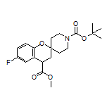 Methyl 1’-Boc-6-fluorospiro[chroman-2,4’-piperidine]-4-carboxylate