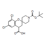1’-Boc-6,8-dichlorospiro[chroman-2,4’-piperidine]-4-carboxylic Acid