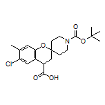 1’-Boc-6-chloro-7-methylspiro[chroman-2,4’-piperidine]-4-carboxylic Acid