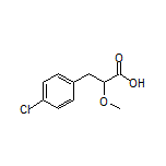 3-(4-Chlorophenyl)-2-methoxypropanoic Acid