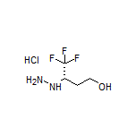 (S)-4,4,4-Trifluoro-3-hydrazinyl-1-butanol Hydrochloride