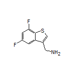 (5,7-Difluorobenzo[b]thiophen-3-yl)methanamine