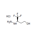 (R)-4,4,4-Trifluoro-3-hydrazinyl-1-butanol Hydrochloride