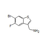 (6-Bromo-5-fluorobenzo[b]thiophen-3-yl)methanamine