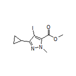 Methyl 3-Cyclopropyl-4-iodo-1-methyl-1H-pyrazole-5-carboxylate