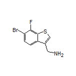 (6-Bromo-7-fluorobenzo[b]thiophen-3-yl)methanamine