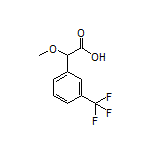 2-Methoxy-2-[3-(trifluoromethyl)phenyl]acetic Acid