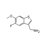 (5-Fluoro-6-methoxybenzo[b]thiophen-3-yl)methanamine