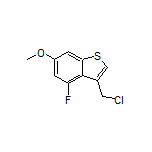 3-(Chloromethyl)-4-fluoro-6-methoxybenzo[b]thiophene