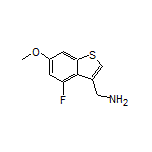 (4-Fluoro-6-methoxybenzo[b]thiophen-3-yl)methanamine