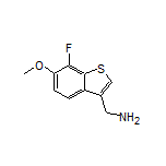 (7-Fluoro-6-methoxybenzo[b]thiophen-3-yl)methanamine