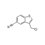 3-(Chloromethyl)benzo[b]thiophene-5-carbonitrile