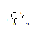 (4-Bromo-5-fluorobenzo[b]thiophen-3-yl)methanamine