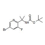 N-Boc-2-(5-bromo-3-fluoro-2-pyridyl)-2-propanamine