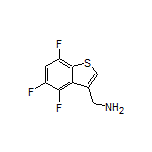 (4,5,7-Trifluorobenzo[b]thiophen-3-yl)methanamine