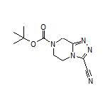 7-Boc-5,6,7,8-tetrahydro-[1,2,4]triazolo[4,3-a]pyrazine-3-carbonitrile