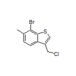 7-Bromo-3-(chloromethyl)-6-methylbenzo[b]thiophene