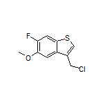 3-(Chloromethyl)-6-fluoro-5-methoxybenzo[b]thiophene