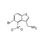 (5-Bromo-4-nitrobenzo[b]thiophen-3-yl)methanamine