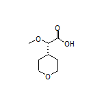 (S)-2-Methoxy-2-(tetrahydro-2H-pyran-4-yl)acetic Acid