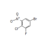 5-Bromo-2-chloro-1-fluoro-3-nitrobenzene