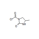 4-Methyl-2-oxoimidazolidine-1-carbonyl Chloride