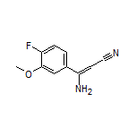 3-Amino-3-(4-fluoro-3-methoxyphenyl)acrylonitrile