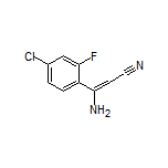 3-Amino-3-(4-chloro-2-fluorophenyl)acrylonitrile