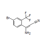 3-Amino-3-[4-bromo-2-(trifluoromethyl)phenyl]acrylonitrile