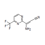 3-Amino-3-[4-(trifluoromethyl)-2-pyrimidinyl]acrylonitrile