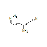 3-Amino-3-(4-pyridazinyl)acrylonitrile