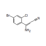 3-Amino-3-(4-bromo-2-chlorophenyl)acrylonitrile