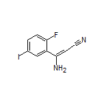 3-Amino-3-(2-fluoro-5-iodophenyl)acrylonitrile