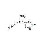 3-Amino-3-(1-methyl-4-pyrazolyl)acrylonitrile