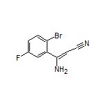 3-Amino-3-(2-bromo-5-fluorophenyl)acrylonitrile