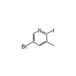 5-Bromo-2-iodo-3-methylpyridine
