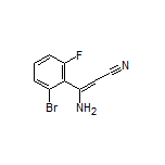 3-Amino-3-(2-bromo-6-fluorophenyl)acrylonitrile