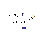 3-Amino-3-(2-fluoro-4-methylphenyl)acrylonitrile