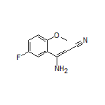 3-Amino-3-(5-fluoro-2-methoxyphenyl)acrylonitrile