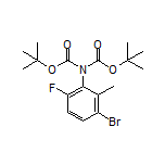 N,N-DiBoc-3-bromo-6-fluoro-2-methylaniline