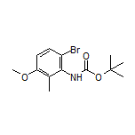 N-Boc-6-bromo-3-methoxy-2-methylaniline