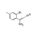 3-Amino-3-(2-bromo-4-methylphenyl)acrylonitrile