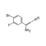 3-Amino-3-(4-bromo-3-fluorophenyl)acrylonitrile