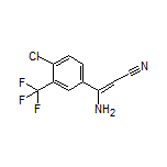 3-Amino-3-[4-chloro-3-(trifluoromethyl)phenyl]acrylonitrile