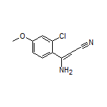 3-Amino-3-(2-chloro-4-methoxyphenyl)acrylonitrile