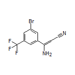 3-Amino-3-[3-bromo-5-(trifluoromethyl)phenyl]acrylonitrile