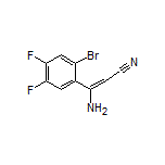 3-Amino-3-(2-bromo-4,5-difluorophenyl)acrylonitrile