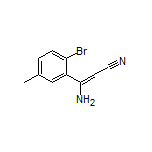 3-Amino-3-(2-bromo-5-methylphenyl)acrylonitrile